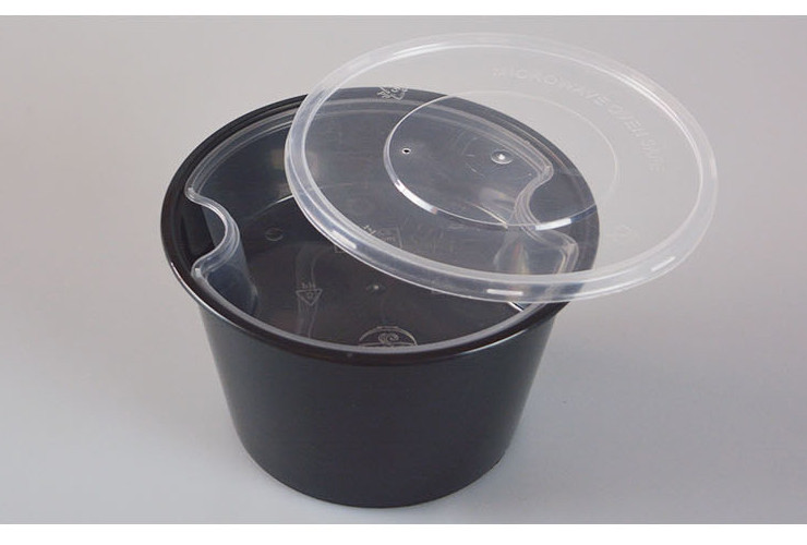 (箱/150套) 一次性外賣飯盒打包盒塑料飯盒帶內托單格加厚套裝盒1000ml (包運送上門)
