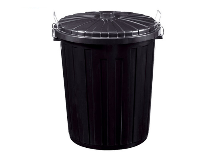 垃圾桶耐磨加厚垃圾桶時尚創意歐式環保桶大號55L 80L