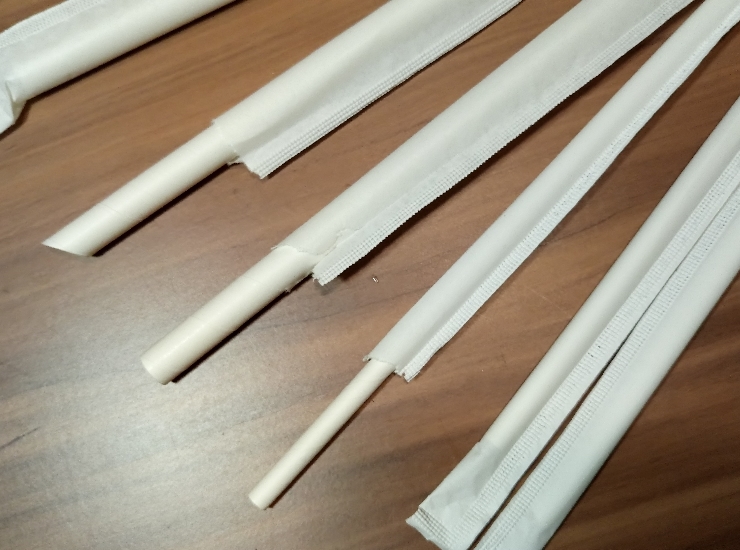 (Ready-Stock Disposables Paper Drinking Straw) (Box) Independent Packaging Environmental-Friendly FSC Certified Paper Drinking Tube Straw FDA Tested Pure White Paper Drinking Tube Regular Thick Long Paper Drinking Tube Pearl Milk Tea Red Bean Ice Thick Pa