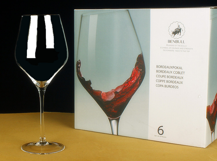 6只裝 高檔無鉛水晶杯禮盒精緻紅酒杯套裝 波爾多紅酒杯禮盒
