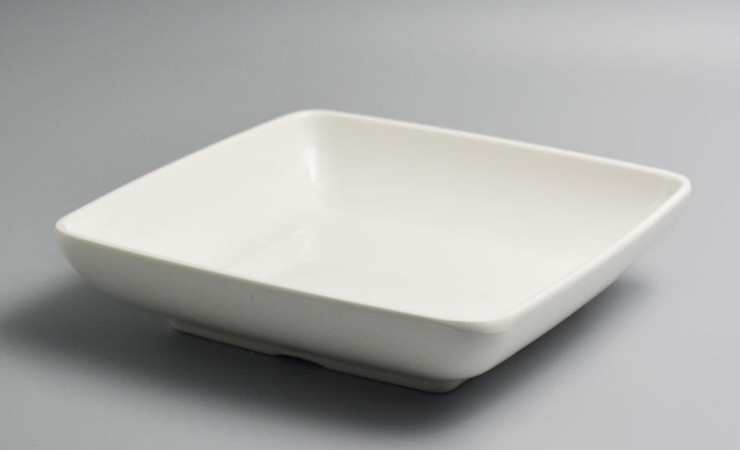 A5密胺盤方形密自助餐胺盤白色火鍋密胺菜盤定制方形烤肉盤