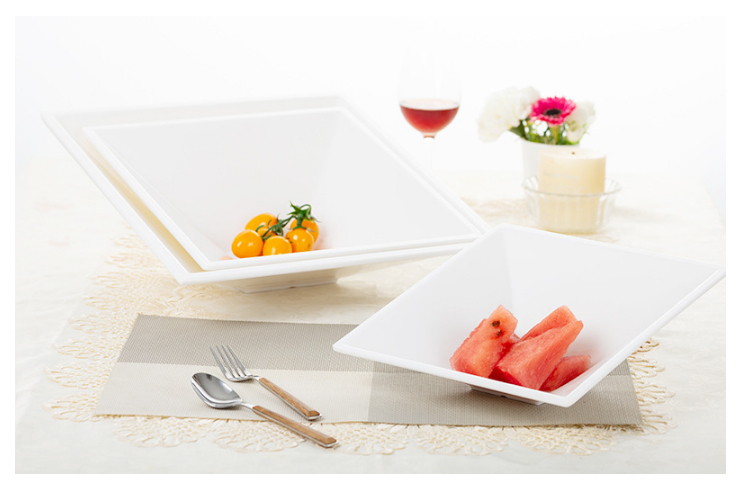 A5 Melamine Soup Bowl Hotel Restaurant Special Bowl Of Soup Pot Drop-Resistant Imitation Porcelain Commercial Tableware (Multiple Styles & Sizes)
