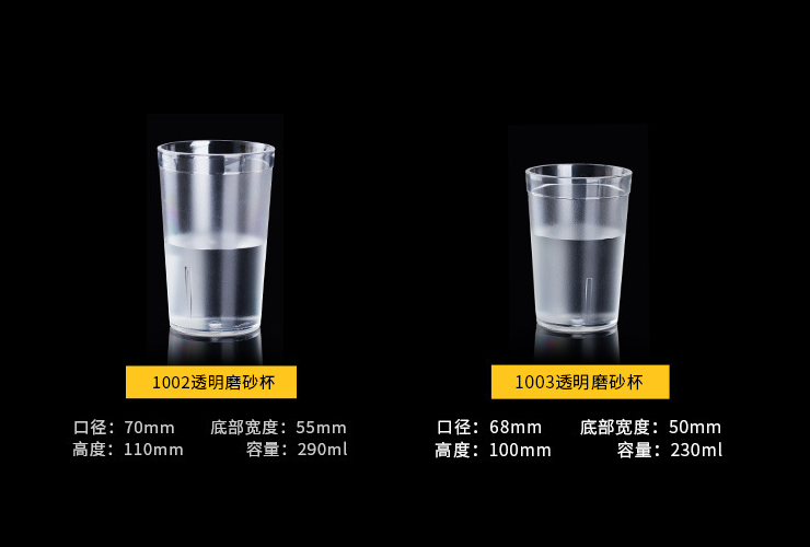 As Scrub Cup Acrylic Plastic Cup Transparent Tea Cup Brown Cup Brown Cup Aviation Drink Cup