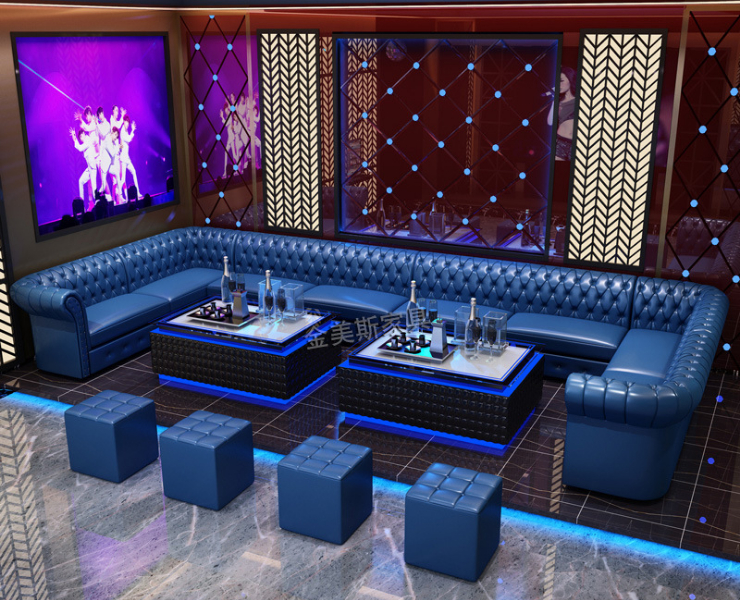 Bar Nightclub Ktv Sofa Music Theme Restaurant Box Card Sofa (Delivery & Installation Fee To Be Quoted Separately)