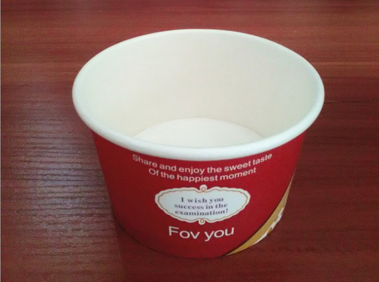 (箱/2000個) 小號激凌紙杯 酸奶杯 一次性紙碗冰淇淋杯單層雪糕紙碗 (包運送上門)