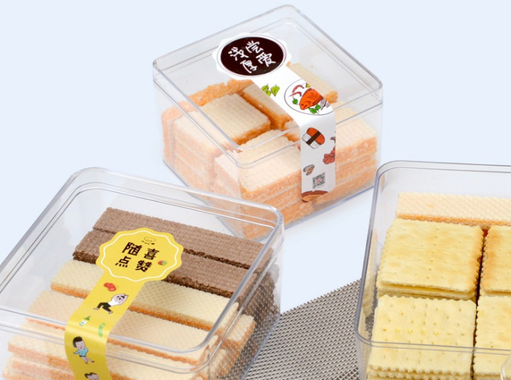 (箱) 280/709ml长方形豆乳盒抹茶饭盒打包保鲜盒水果捞千层蛋糕盒 (包运送上门)