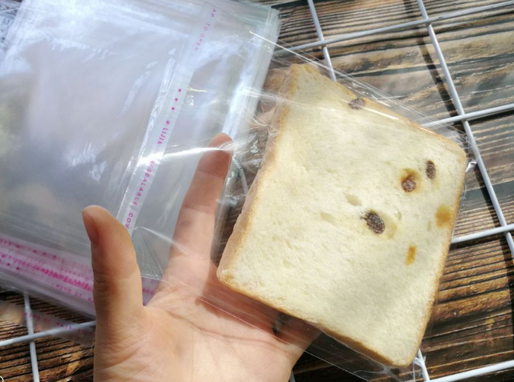 (Box / 5000) Food-Grade Transparent Opp Double-Layer 5 Wire Self-Adhesive Freshly Baked Bread Bag Biscuit Dessert Pastry Bag Food Toast Packing Bag Baking Packing (Package Delivery)