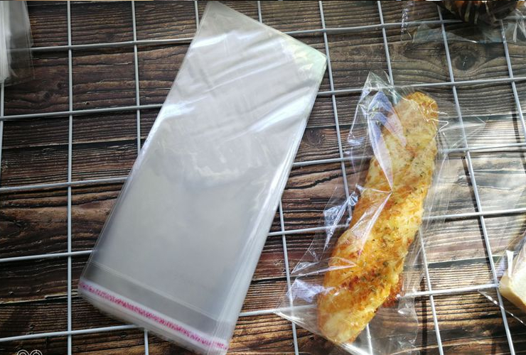 (箱/5000個) 食品級透明OPP雙層5絲自粘現烤麵包袋子餅乾點心糕點袋食品吐司打包袋 烘焙包裝 (包運送上門)