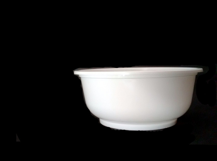 (箱600個) 一次性圓形透明打包碗 酒店餐廳外賣碗 湯碗 快餐360ml注塑碗 (包運送上門)