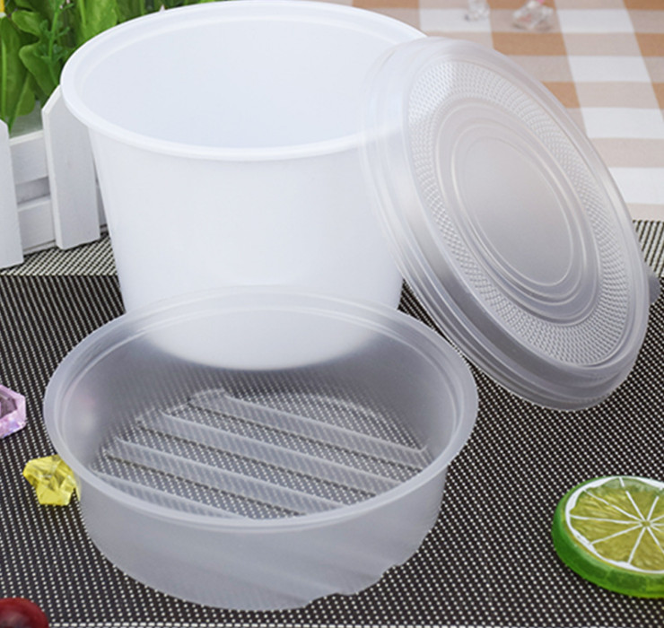 (箱/600套) 1100ml湯麵碗 雙層湯碗 分層打包碗 高檔一次性塑料碗 (包運送上門)
