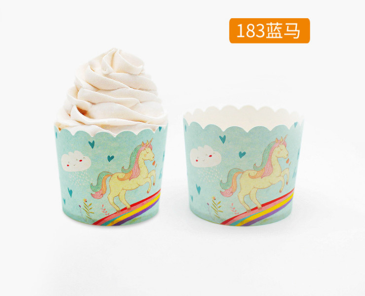 (Box) Baking Cake High Temperature Wedding Paper Cup Holiday Party Oilproof Muffin Cup Paper Cup High Temperature (Door Delivery Included)