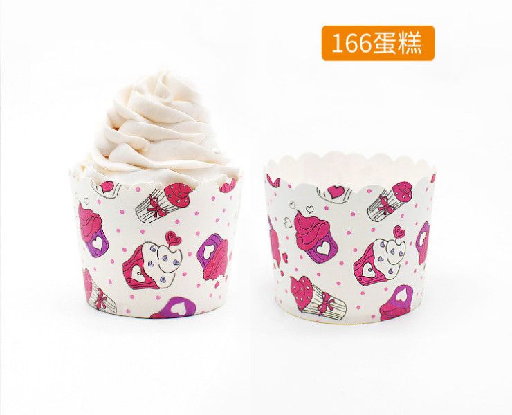 (Box) Baking Cake High Temperature Wedding Paper Cup Holiday Party Oilproof Muffin Cup Paper Cup High Temperature (Door Delivery Included)