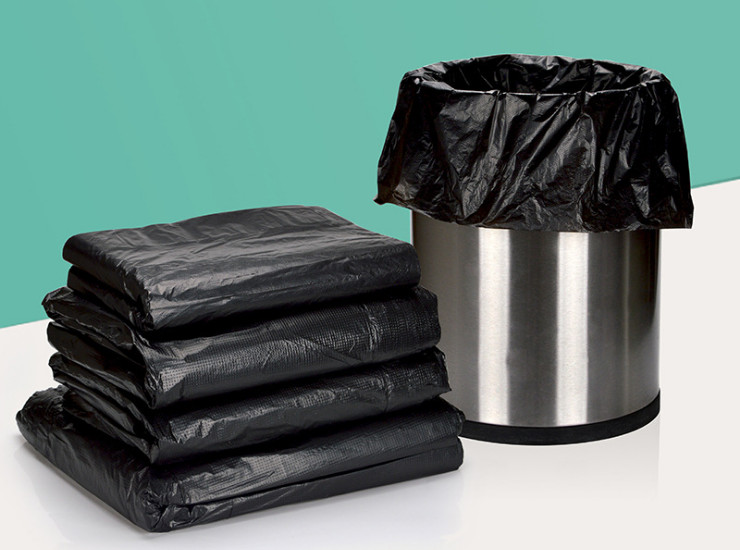 (Box) Garbage Bag Large Thick Black Hotel Mall Sanitation Property Home Kitchen Hotel Extra Large Commercial (Door Delivery Included)