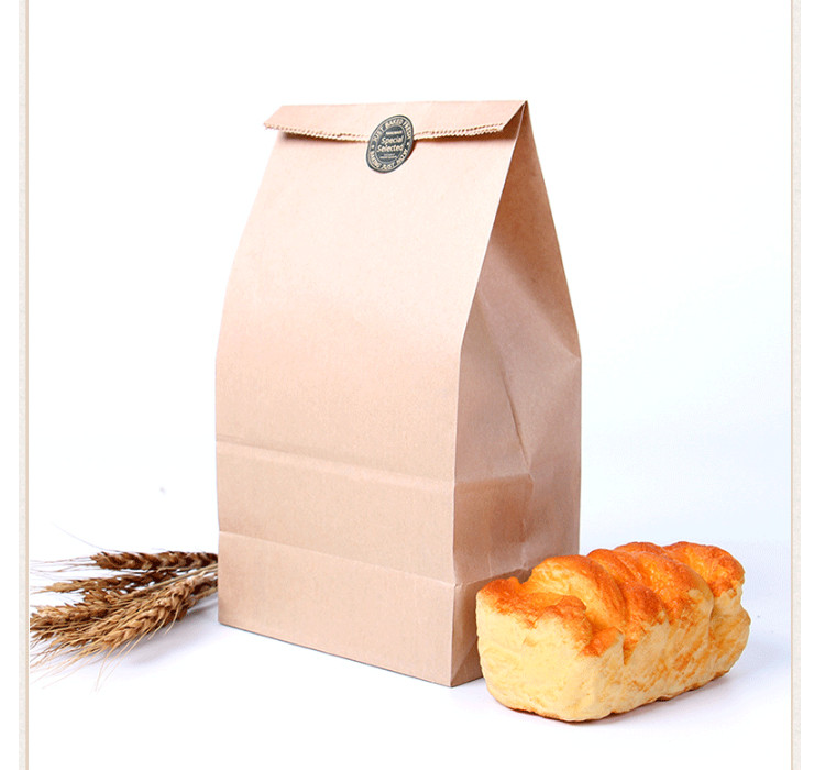 (箱) 淋膜防油紙袋 食品級牛皮紙袋 方底 外賣打包紙袋 油炸食品包裝袋 (包運送上門)