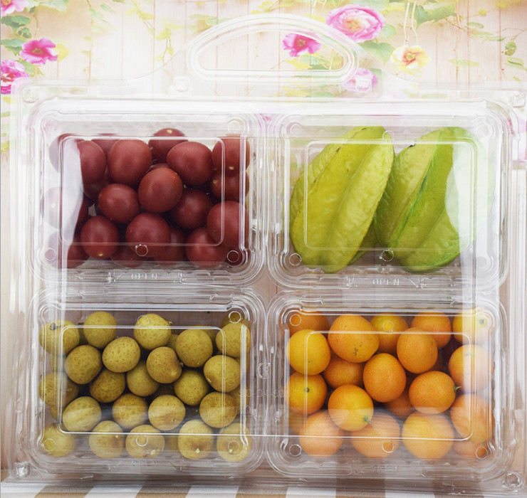 (箱) 透明水果包裝盒 塑料高檔水果禮盒 500g水果打包盒 草莓包裝盒 (包運送上門) - 關閉視窗 >> 可點按圖像