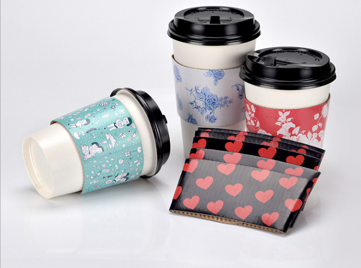 (Box/1000) Disposable Paper Cup Sets Corrugated Paper Anti-Scalding Sets Of Cups Of Coffee Milk Tea Cup Sets Of Insulation Cover Paper Sets (Door Delivery Included)