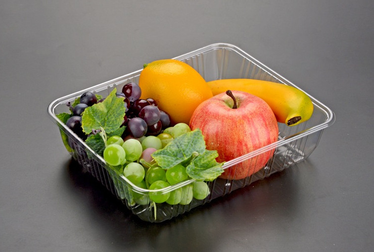 (箱/1000個) 一次性塑料托盤加深PET方形超市生鮮食品托盤水果蔬菜盤 (包運送上門)