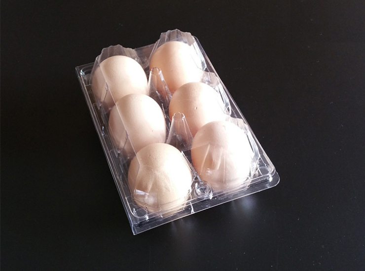 (Box/1000 Pcs) Egg Tray 6/8/10 Pieces Anti-Drop Thick Transparent Plastic Box Egg Egg Tray Blister Box (Door Delivery Included)