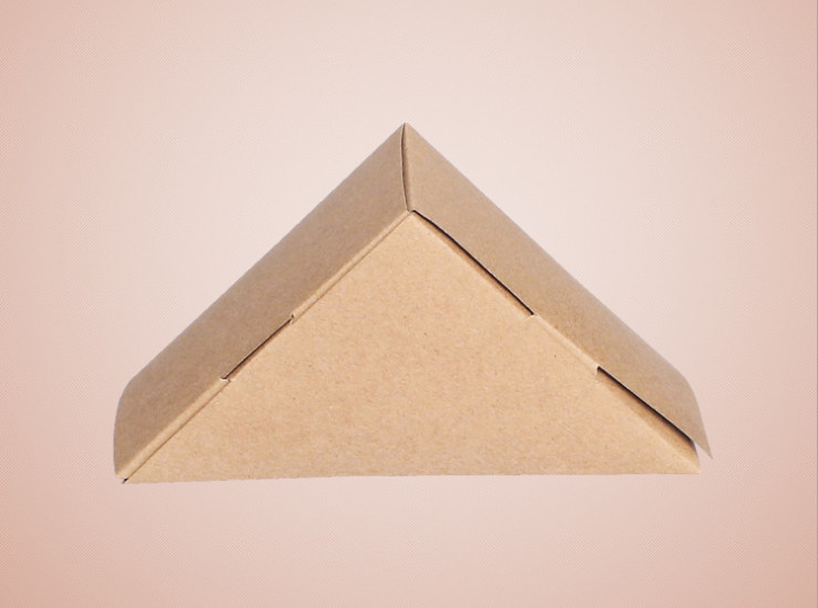 (箱/1000个) 牛皮纸三明治纸盒一次性食品包装盒贴窗三文治盒 (包运送上门)