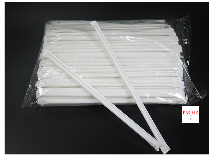 (箱/10000支) 紙包彎管 獨立包裝彎吸管 高級一次性吸管 白色6mm (包運送上門)