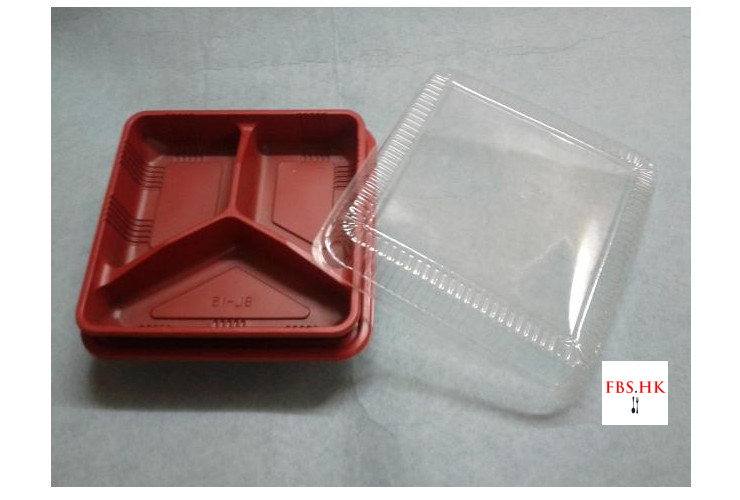 (箱/1200套) 紅黑雙層三格飯盒 一次性紅黑餐盒批發 分2層多格飯盒 兩層 800-1000ml (包運送上門) - 關閉視窗 >> 可點按圖像