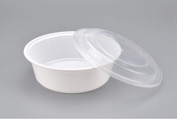 (箱/150套) 1000ml一次性餐盒 加厚圓形塑料碗打包外賣湯碗帶蓋 (包運送上門)