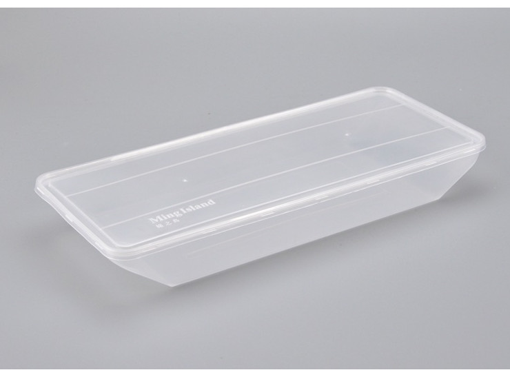 (箱/150套) 小魚盒600ml 大魚盒900ml 一次性塑料打包盒外賣保鮮盒海鮮烤鴨盒 帶蓋 (包運送上門)