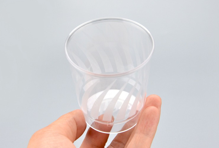 (箱/200個) 135ml一次性杯子 加厚硬塑料航空杯 PS品嚐杯試吃試喝杯子 (包運送上門)