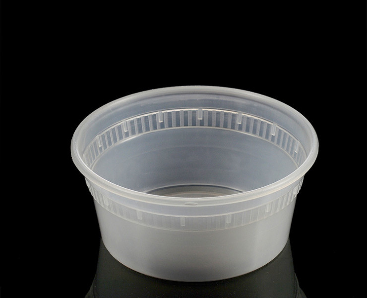 (箱/200套) 一次性透明碗加厚圓形平底塑料碗出口8/16/32OZ pp湯碗多種規格 (包運送上門)