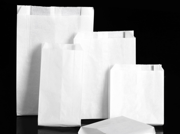 (箱/2000隻) 一次性食品級防油紙袋尖底防油薯條紙袋點心外賣配送紙袋 (包運送上門)