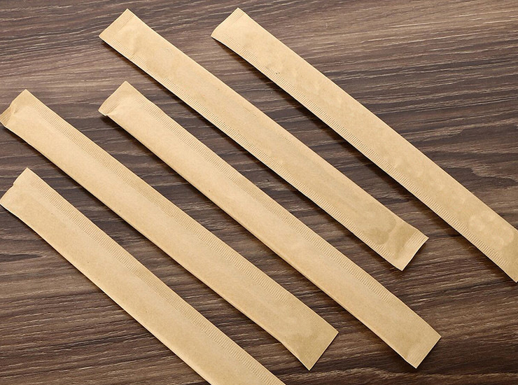 (Environmentally Friendly Natue Degradable Tableware In Stock) (Box/1000 Pairs) Independent Paper Packaging Disposable Bamboo Chopsticks Wholesale Environmental Health Chopsticks 21Cm Piece Chopsticks