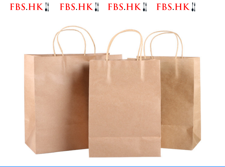 (Box/300 Pcs) Spot Kraft Paper Bag Bake One-Time Eco-Friendly Gift Bag Cake Dessert Pack) Door Delivery Included