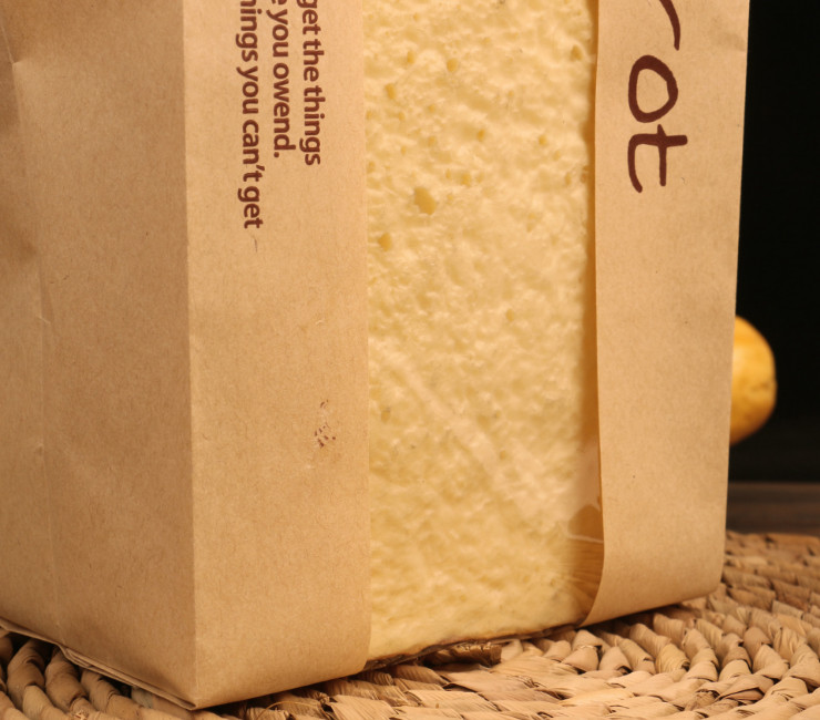 (箱/500個) 開窗油條袋定制牛皮紙防油紙袋通用法棍麵包食品包裝袋 (包運送上門)