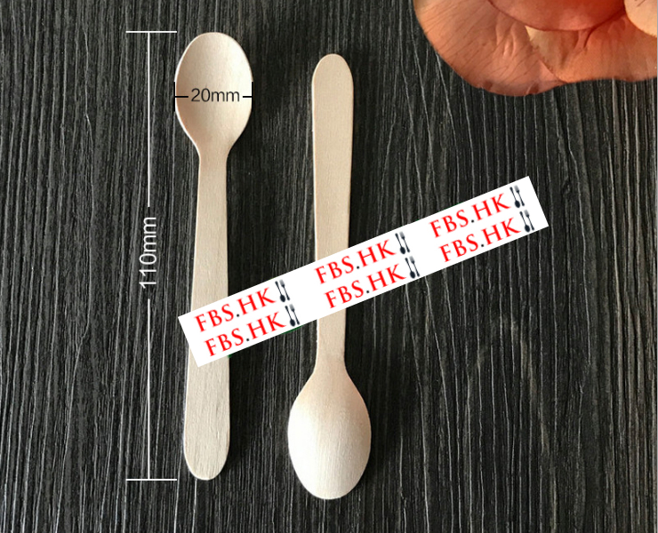 (Box/5000) Disposable Wood Products Coffee Spoon Ice Cream Spoon 11cm (Door Delivery Included)
