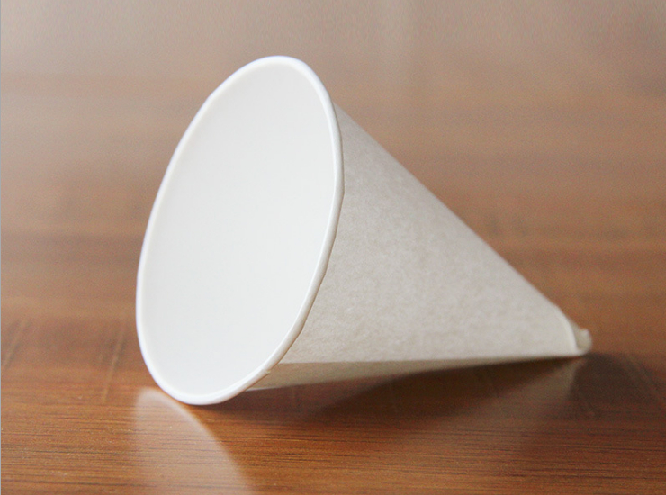 (Box/5000 Pcs) White Cone Cup Disposable Paper Cup Drinking Water Cup End Cup Environmental Paper Cup (Door Delivery Included)