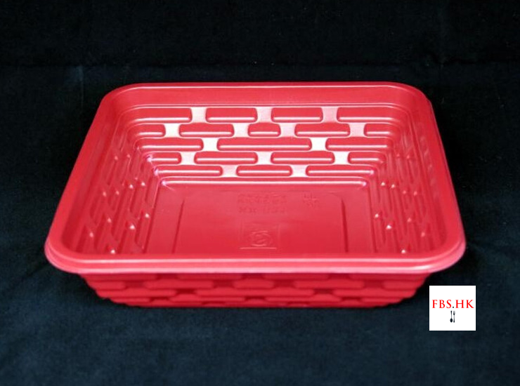 (箱/600套) 中國館飯盒 一次性彩色餐盒 KFC正方形紅色蓋澆飯盒 加厚 800-1000ml (包運送上門)