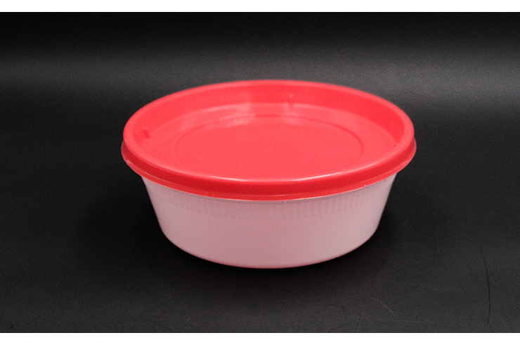(箱/600套) 一次性餐盒外賣碗一次性味千拉麵打包盒紅白碗一次性湯麵碗 (包運送上門)