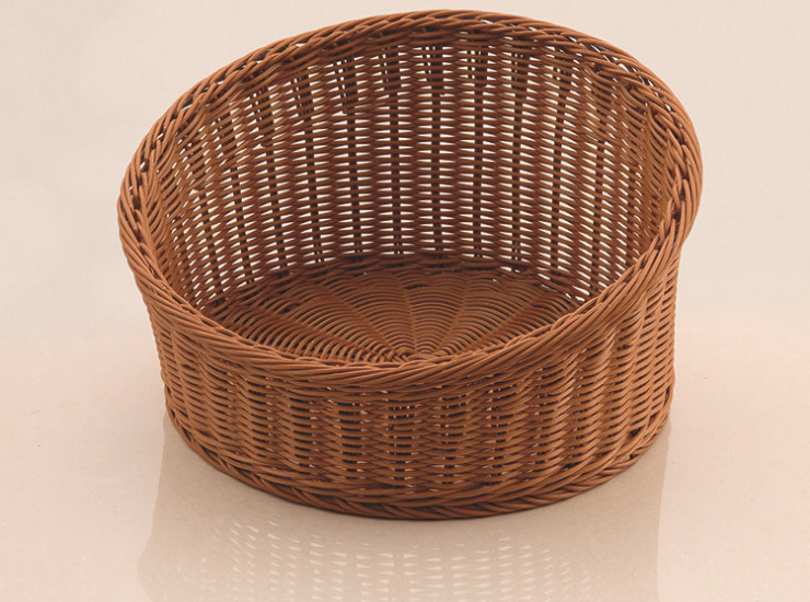 Bread Basket Bread Basket Oblique Round Fruit Basket Storage Basket Basket Basket