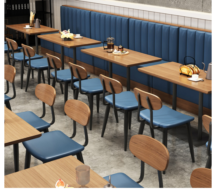 Cafe Tables Chairs Loft Bar Theme Western Restaurant Card Seat Dessert Shop Tea Shop Sofa Table Chair Combination (Delivery & Installation Fee To Be Quoted Separately)