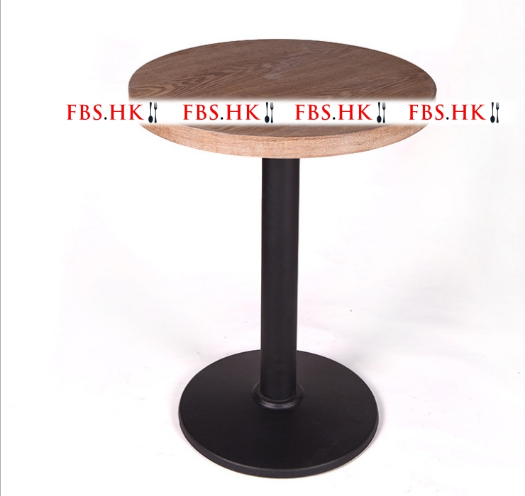 咖啡廳桌椅實木餐桌椅組合 小桌子美式復古酒吧桌 (運費另報)