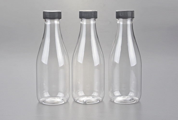 (箱/100個) 一次性杯子 透明加厚飲料瓶 PET冷飲杯果汁奶茶瓶帶蓋 (包運送上門)