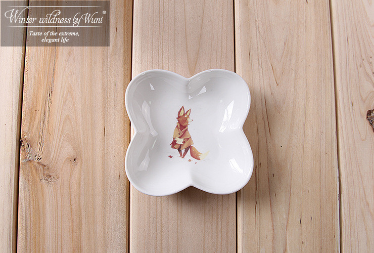 陶瓷骨瓷碟子 可愛動物卡通創意北歐骨瓷佐料醬油調味碟 陶瓷味碟餐具套裝 - 關閉視窗 >> 可點按圖像