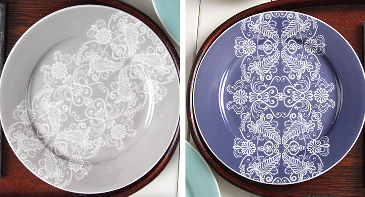 陶瓷骨瓷西餐盤 純色簡約西餐盤子創意清新陶瓷禮品 牛排盤菜盤平盤餐具套裝批發