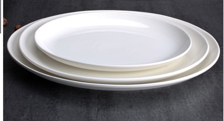 Ceramic Round Rectangular Oval Super Extra Large Rice Hotel Supplies Restaurant Lobster Abalone Display Special Plate