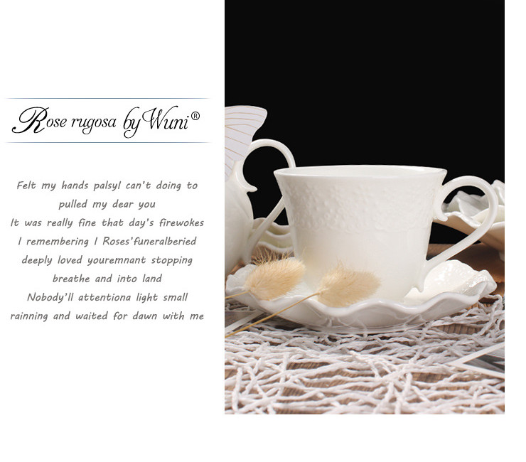 陶瓷茶壺 歐式高檔碎花紋簡約咖啡壺 英式咖啡廳陶瓷茶座骨瓷茶壺套裝批發