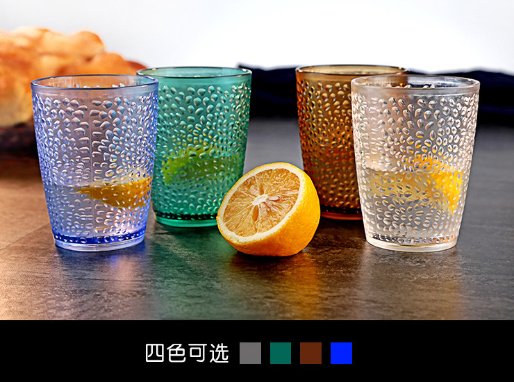 Creative Acrylic Cups Color Home Sets Tea Restaurant Drinking Cups Teacups Transparent Drink Cups