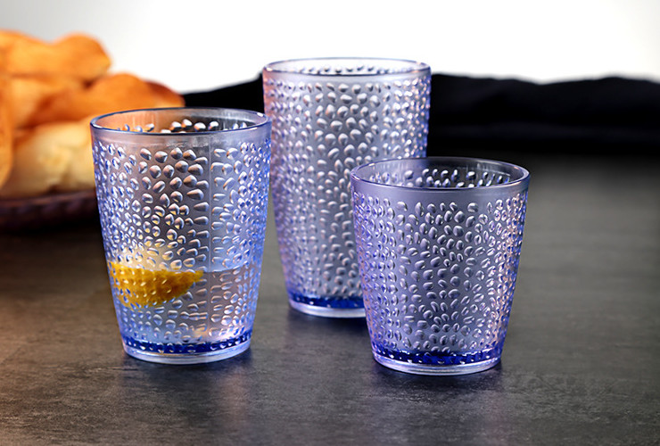 創意亞克力杯子 彩色家用套裝茶餐廳喝水杯 茶杯 透明飲料杯