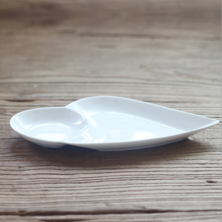 創意可愛異形心形陶瓷盤子 簡約下午茶點心碟壽司薯條盤