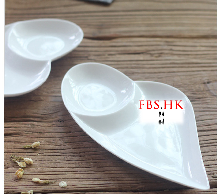 創意可愛異形心形陶瓷盤子 簡約下午茶點心碟壽司薯條盤