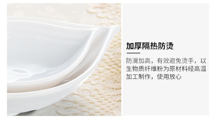 創意密胺湯碗酒店餐廳專用異形盤商用小吃碟耐摔仿瓷餐具 (多款多尺寸)